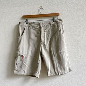 Gill Sailing Shorts Mens Large Tan Excellent Cargo Technical Quick Dry UV